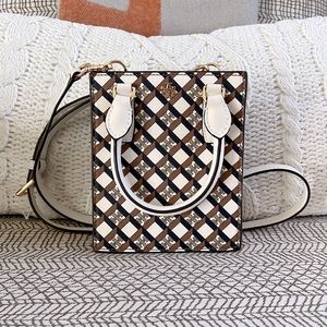 Tory Burch Mini T Monogram Tote